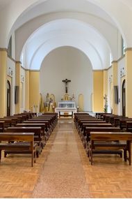 Interior da capela do Colégio Sagrado Coração